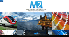 Desktop Screenshot of m2-gmbh.com